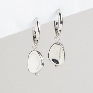 Torrid - Teardrop Huggie Hoop Earring in Silver​​​